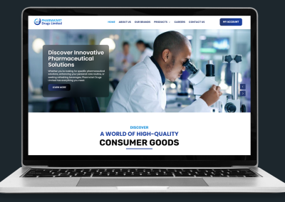 Pharmaceutical Website (Online Store)
